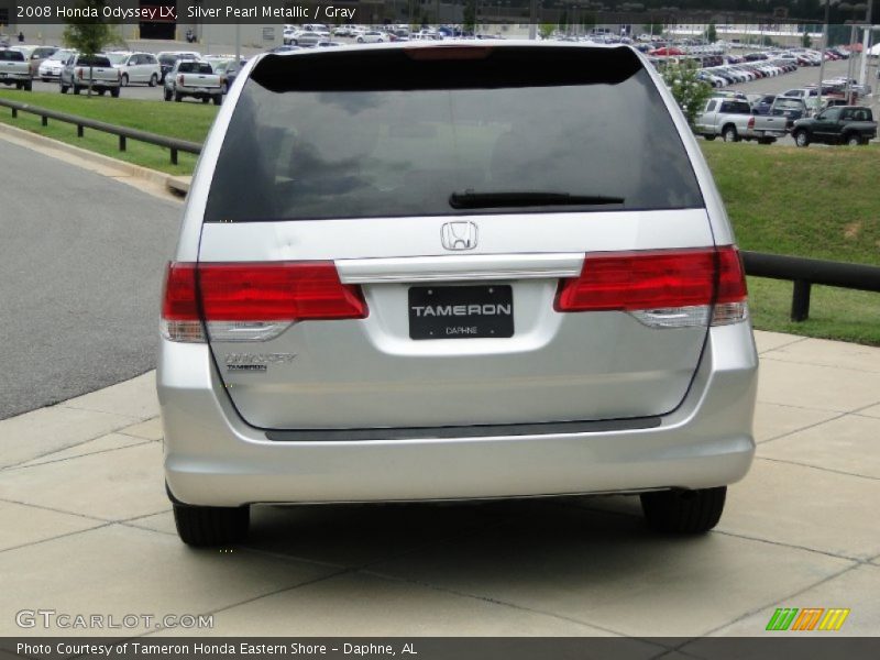 Silver Pearl Metallic / Gray 2008 Honda Odyssey LX