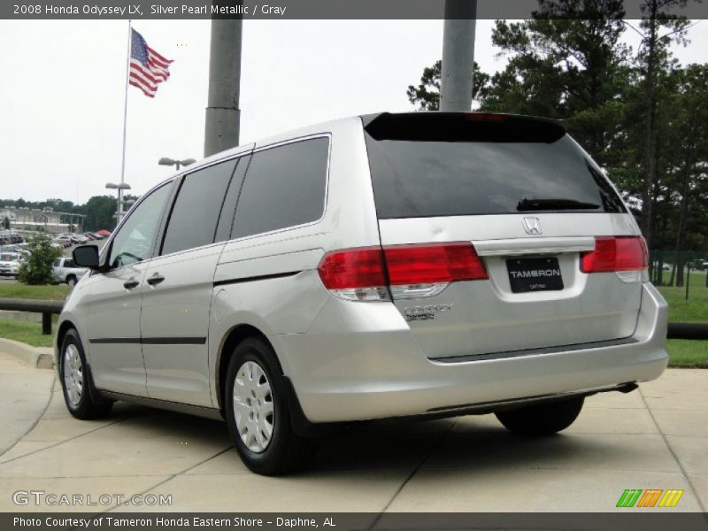 Silver Pearl Metallic / Gray 2008 Honda Odyssey LX
