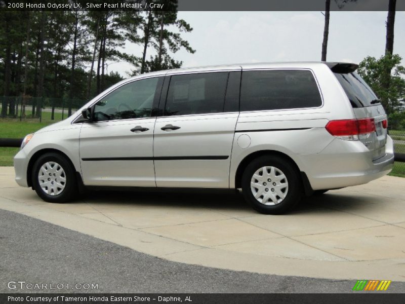 Silver Pearl Metallic / Gray 2008 Honda Odyssey LX