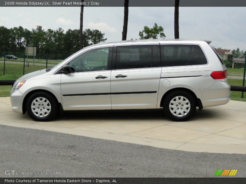 Silver Pearl Metallic / Gray 2008 Honda Odyssey LX