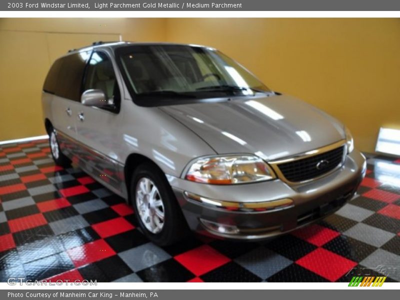 Light Parchment Gold Metallic / Medium Parchment 2003 Ford Windstar Limited