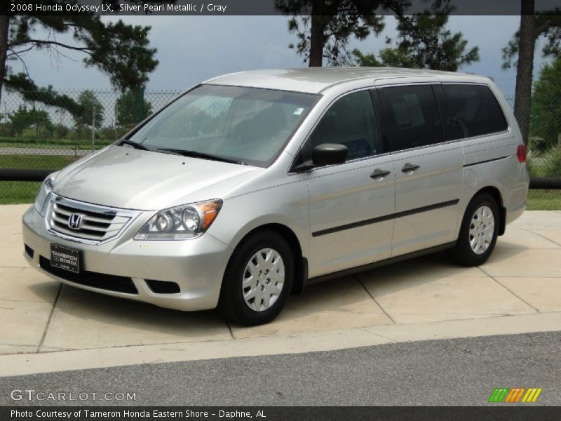 Silver Pearl Metallic / Gray 2008 Honda Odyssey LX