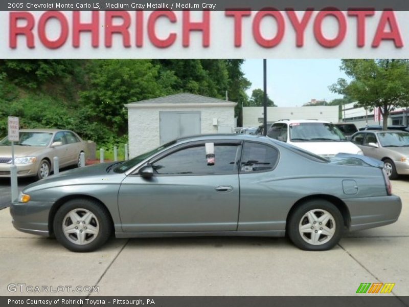 Medium Gray Metallic / Medium Gray 2005 Chevrolet Monte Carlo LS