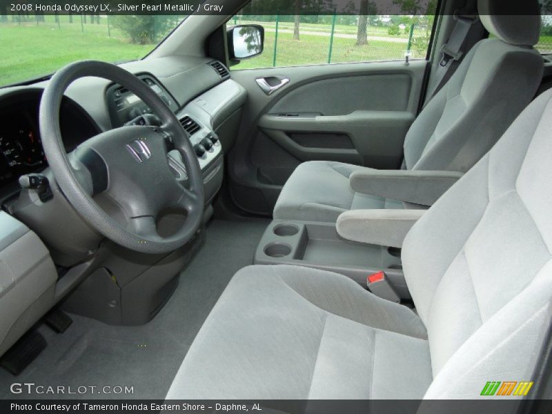 Silver Pearl Metallic / Gray 2008 Honda Odyssey LX