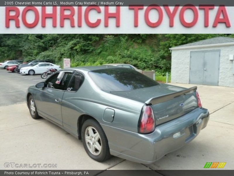 Medium Gray Metallic / Medium Gray 2005 Chevrolet Monte Carlo LS