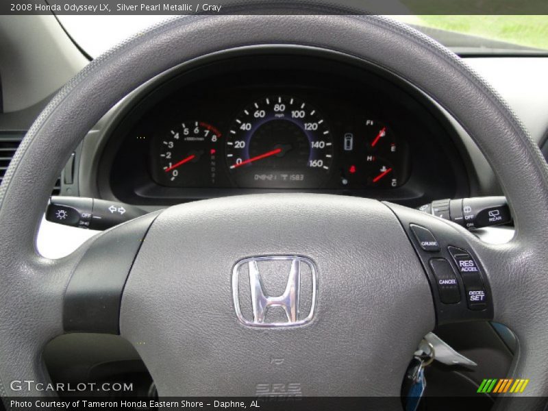 Silver Pearl Metallic / Gray 2008 Honda Odyssey LX