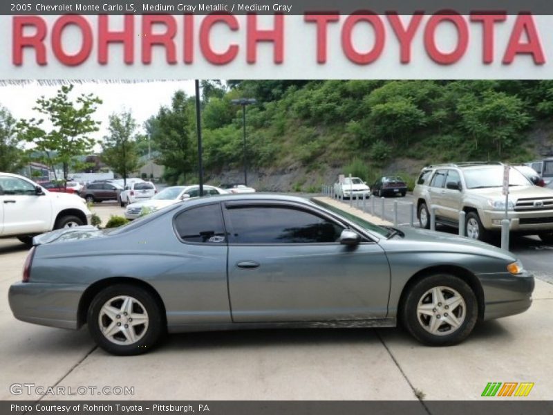 Medium Gray Metallic / Medium Gray 2005 Chevrolet Monte Carlo LS