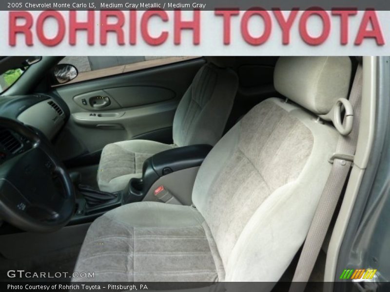 Medium Gray Metallic / Medium Gray 2005 Chevrolet Monte Carlo LS