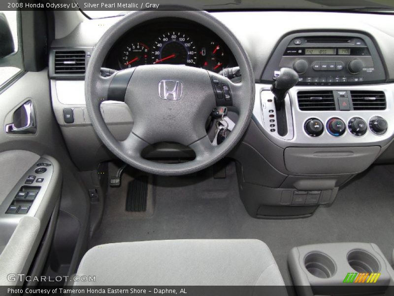 Silver Pearl Metallic / Gray 2008 Honda Odyssey LX