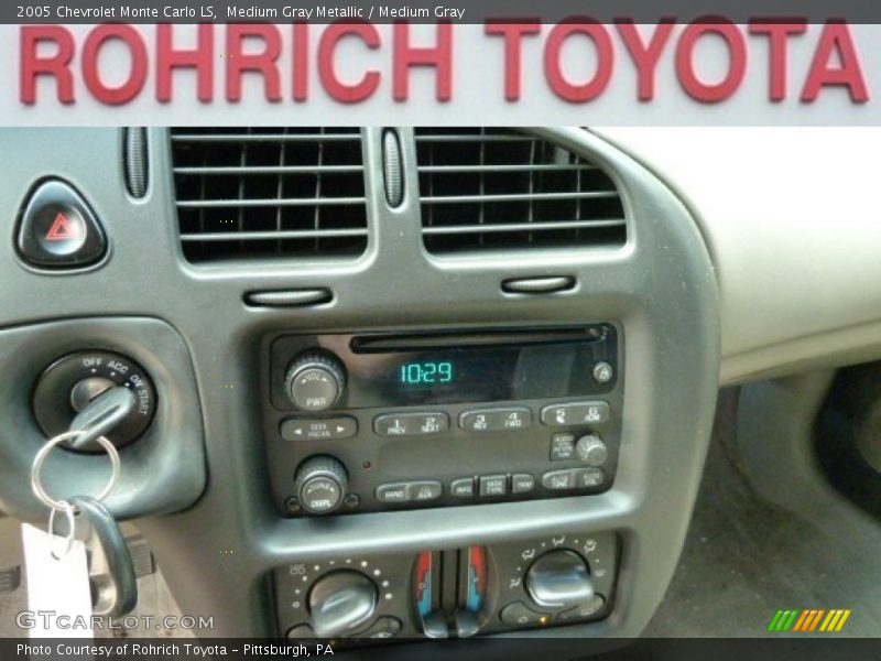 Medium Gray Metallic / Medium Gray 2005 Chevrolet Monte Carlo LS