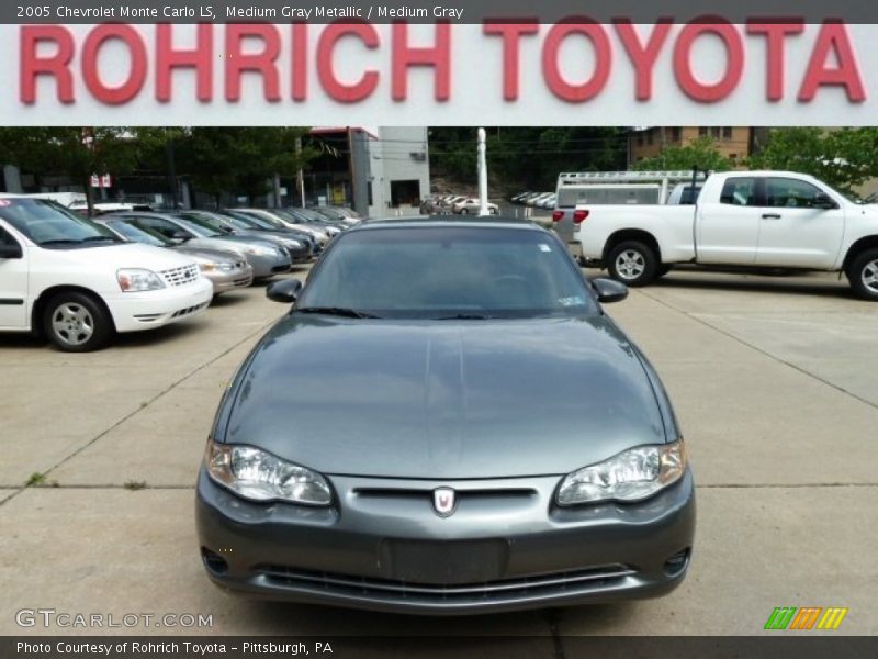 Medium Gray Metallic / Medium Gray 2005 Chevrolet Monte Carlo LS