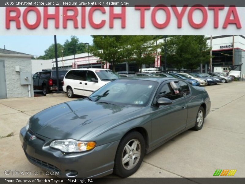 Medium Gray Metallic / Medium Gray 2005 Chevrolet Monte Carlo LS