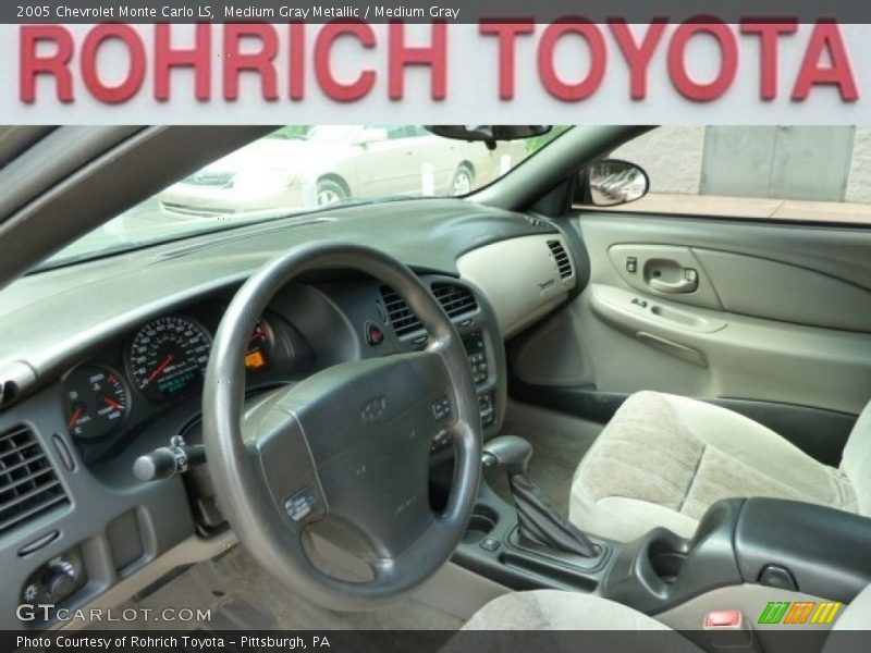 Medium Gray Metallic / Medium Gray 2005 Chevrolet Monte Carlo LS