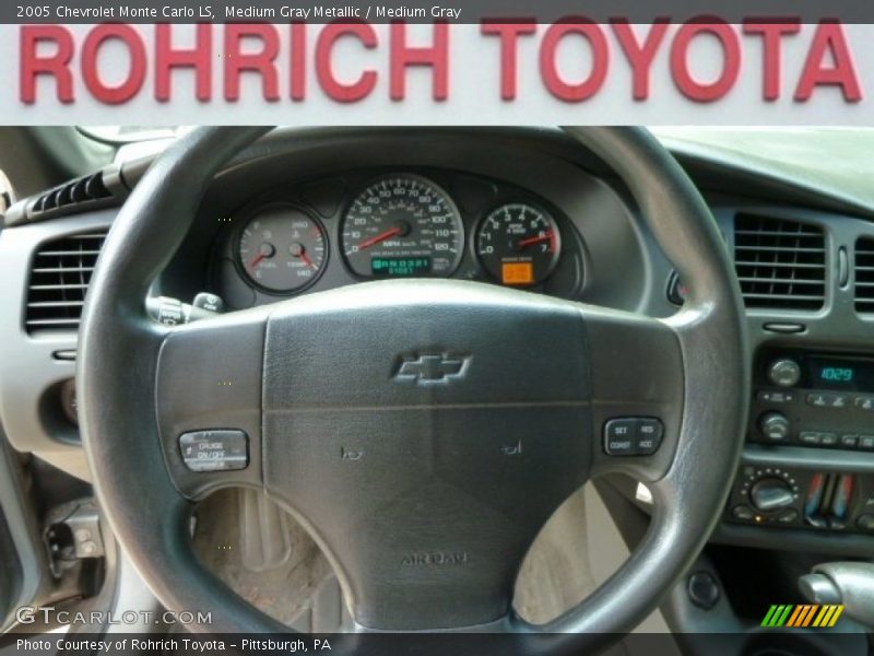 Medium Gray Metallic / Medium Gray 2005 Chevrolet Monte Carlo LS