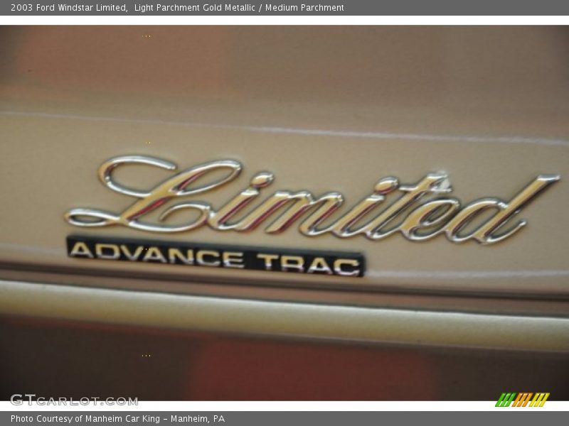 Light Parchment Gold Metallic / Medium Parchment 2003 Ford Windstar Limited