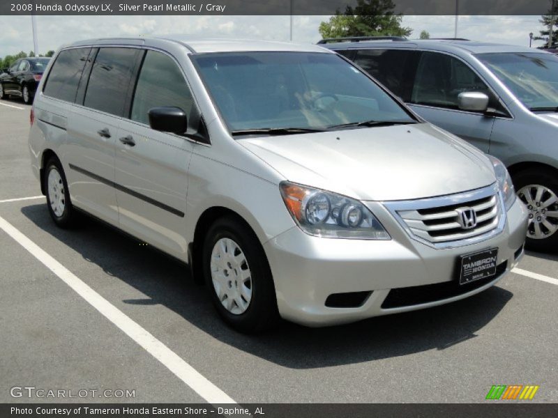 Silver Pearl Metallic / Gray 2008 Honda Odyssey LX