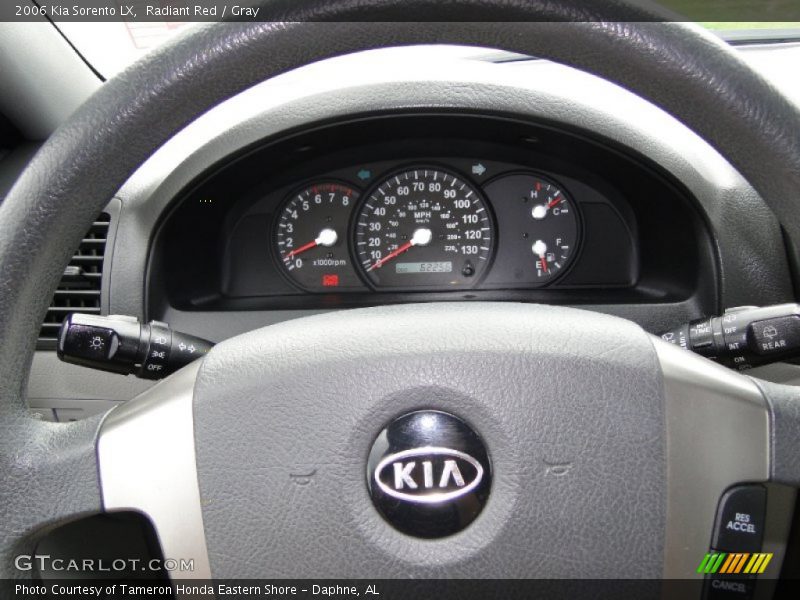 Radiant Red / Gray 2006 Kia Sorento LX