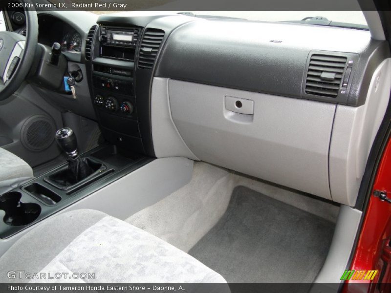 Radiant Red / Gray 2006 Kia Sorento LX