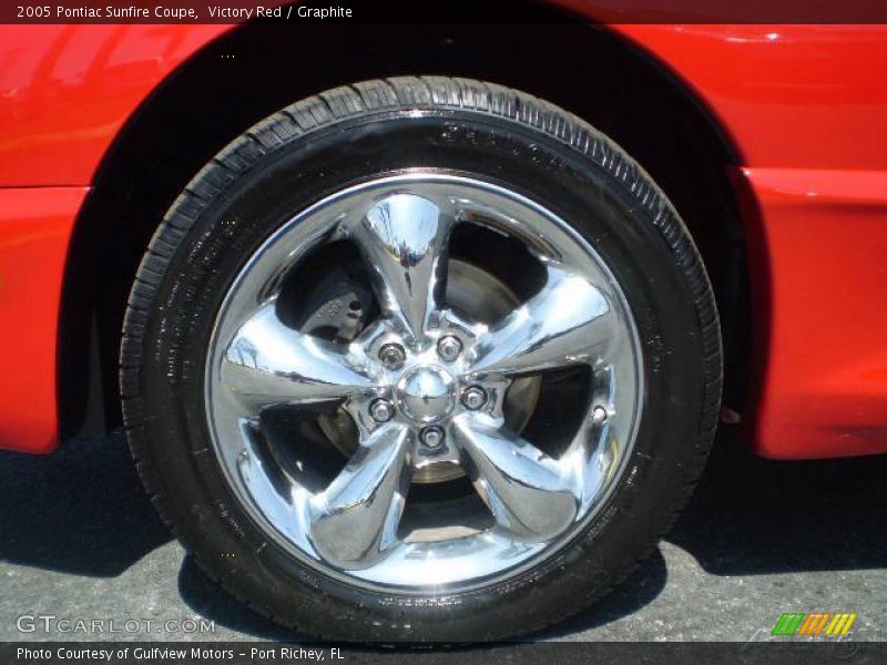 Victory Red / Graphite 2005 Pontiac Sunfire Coupe