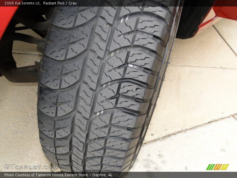 Radiant Red / Gray 2006 Kia Sorento LX