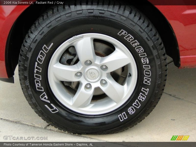 Radiant Red / Gray 2006 Kia Sorento LX