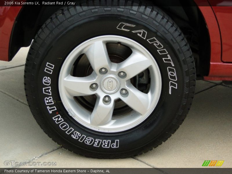 Radiant Red / Gray 2006 Kia Sorento LX
