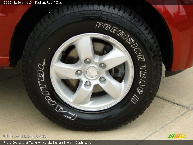Radiant Red / Gray 2006 Kia Sorento LX