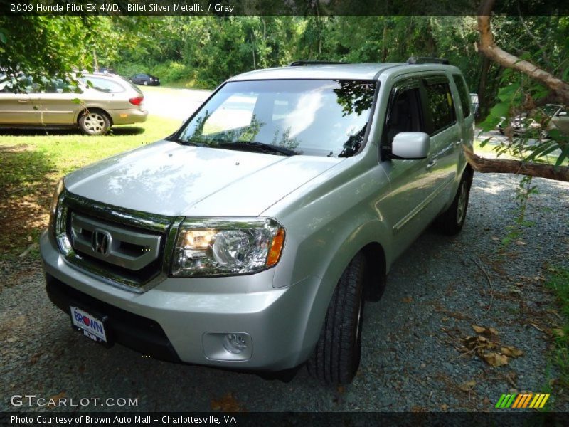 Billet Silver Metallic / Gray 2009 Honda Pilot EX 4WD
