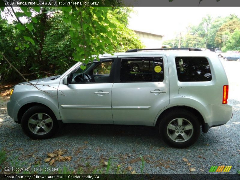 Billet Silver Metallic / Gray 2009 Honda Pilot EX 4WD