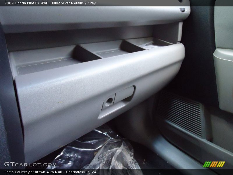 Billet Silver Metallic / Gray 2009 Honda Pilot EX 4WD