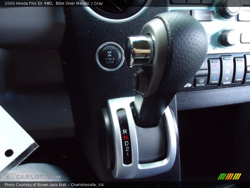 Billet Silver Metallic / Gray 2009 Honda Pilot EX 4WD