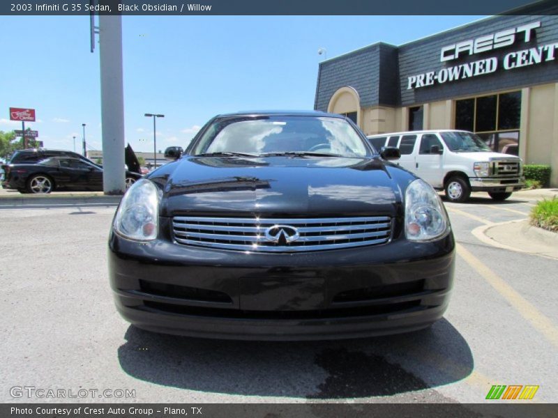Black Obsidian / Willow 2003 Infiniti G 35 Sedan