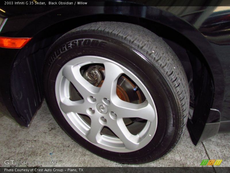 Black Obsidian / Willow 2003 Infiniti G 35 Sedan