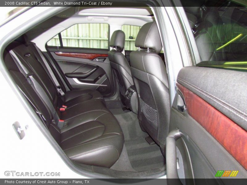 White Diamond Tri-Coat / Ebony 2008 Cadillac CTS Sedan