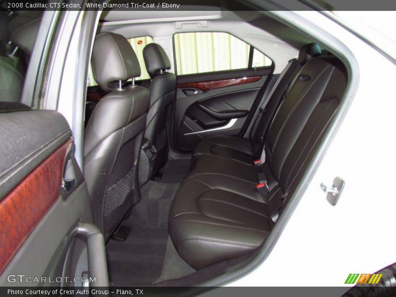 White Diamond Tri-Coat / Ebony 2008 Cadillac CTS Sedan