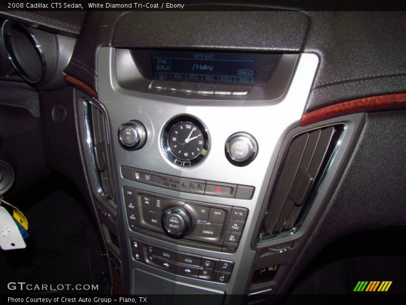 White Diamond Tri-Coat / Ebony 2008 Cadillac CTS Sedan
