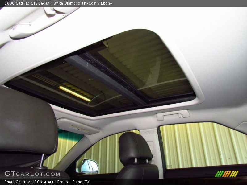 White Diamond Tri-Coat / Ebony 2008 Cadillac CTS Sedan