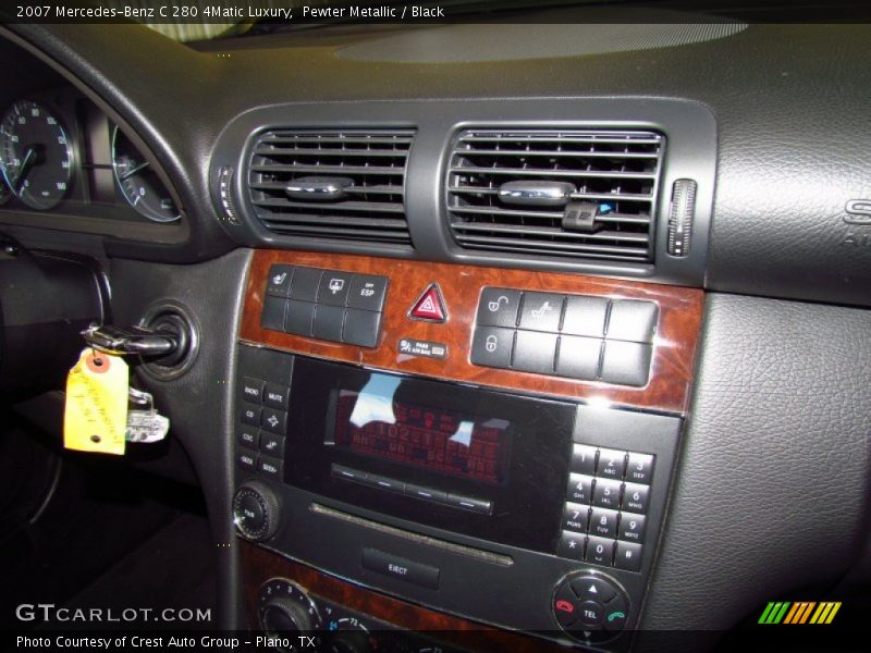 Pewter Metallic / Black 2007 Mercedes-Benz C 280 4Matic Luxury