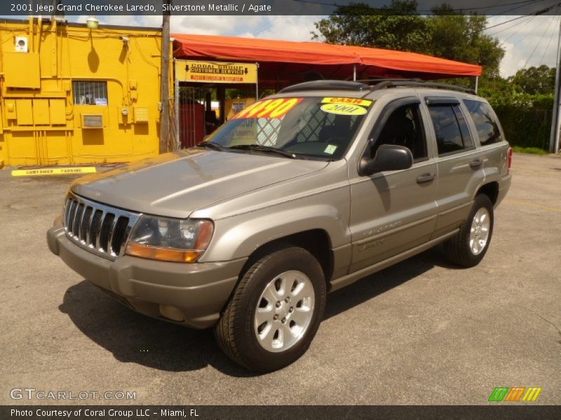 Silverstone Metallic / Agate 2001 Jeep Grand Cherokee Laredo