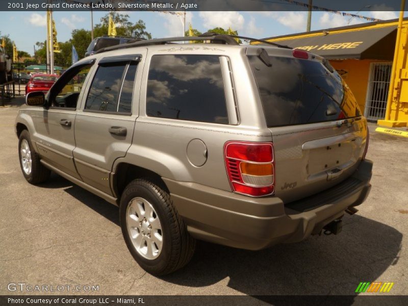 Silverstone Metallic / Agate 2001 Jeep Grand Cherokee Laredo