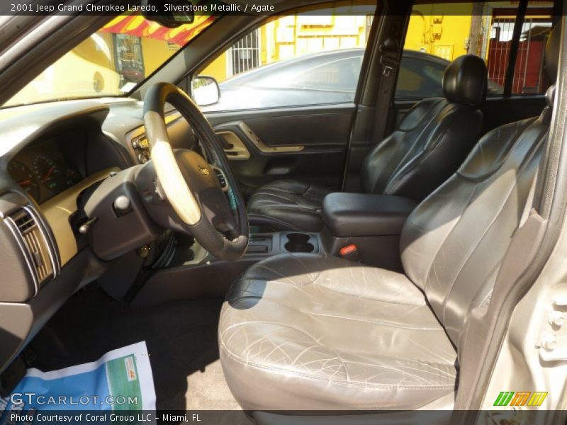 Silverstone Metallic / Agate 2001 Jeep Grand Cherokee Laredo