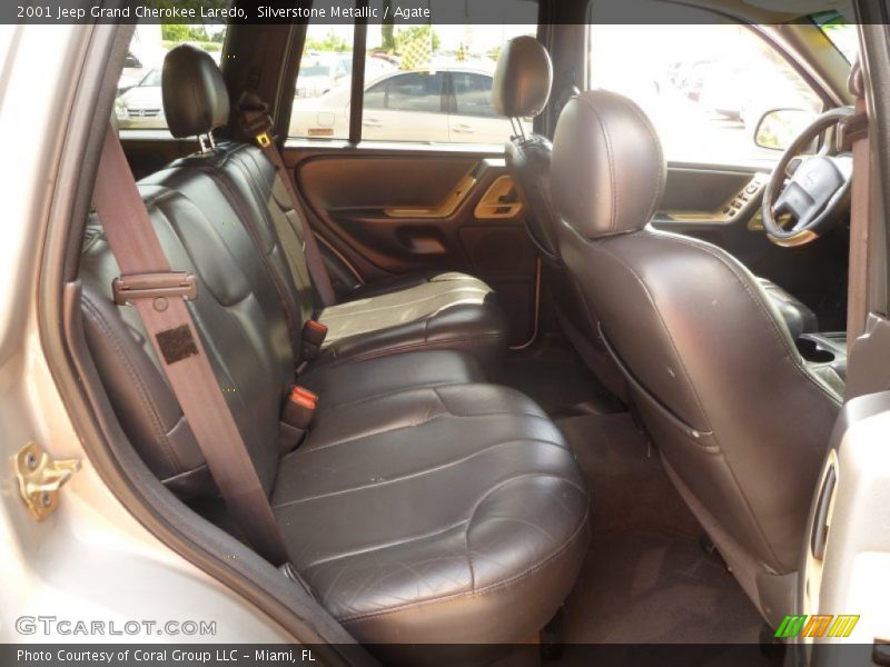 Silverstone Metallic / Agate 2001 Jeep Grand Cherokee Laredo