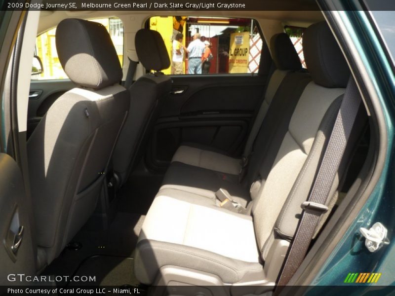 Melbourne Green Pearl / Dark Slate Gray/Light Graystone 2009 Dodge Journey SE