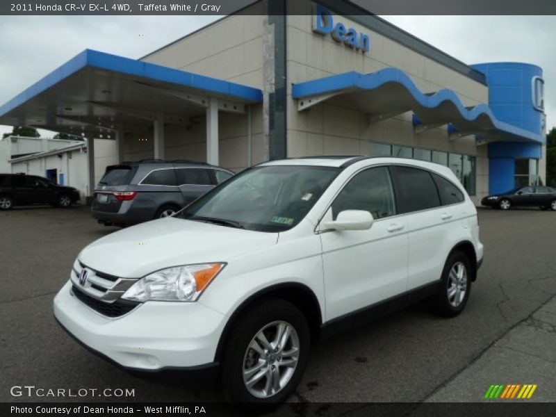 Taffeta White / Gray 2011 Honda CR-V EX-L 4WD