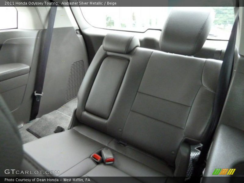 Alabaster Silver Metallic / Beige 2011 Honda Odyssey Touring