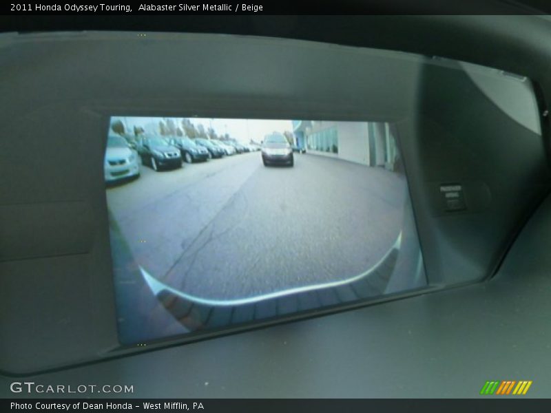 Alabaster Silver Metallic / Beige 2011 Honda Odyssey Touring