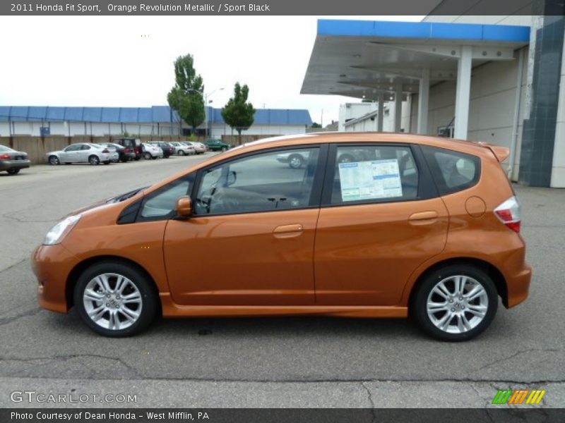  2011 Fit Sport Orange Revolution Metallic