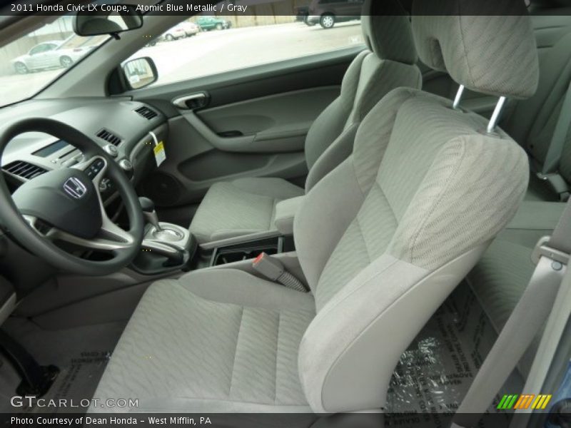  2011 Civic LX Coupe Gray Interior