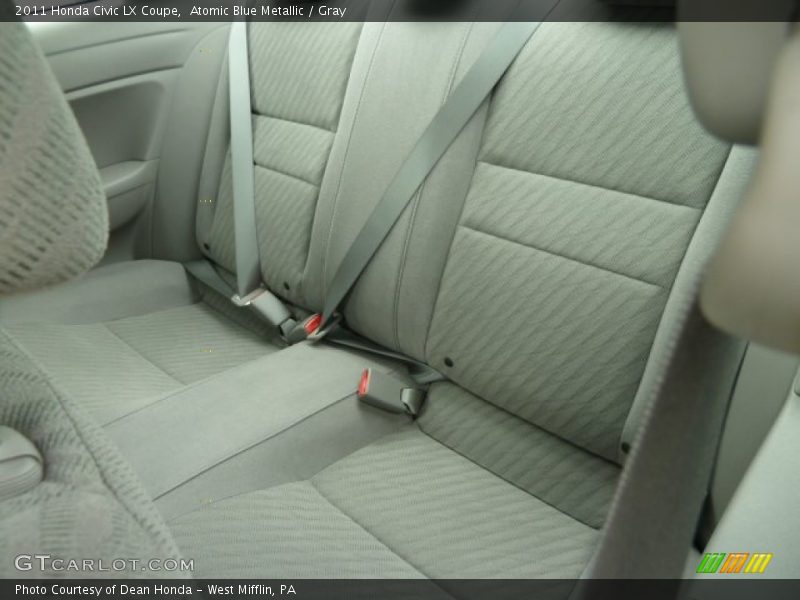  2011 Civic LX Coupe Gray Interior