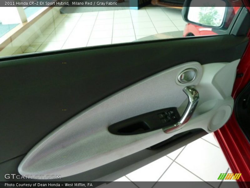Milano Red / Gray Fabric 2011 Honda CR-Z EX Sport Hybrid